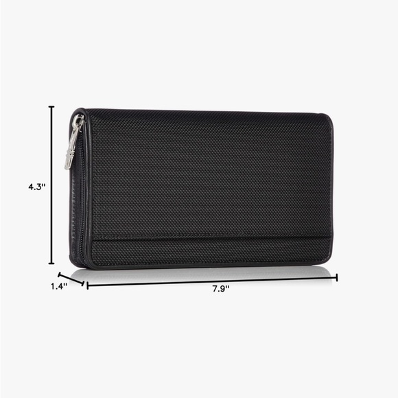 TUMI Black Textured Men's Wallet - Picture 8 of 8